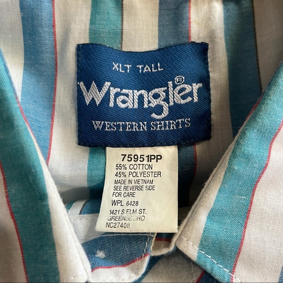 Wrangler western snap button up shirt - Picture 7 of 7